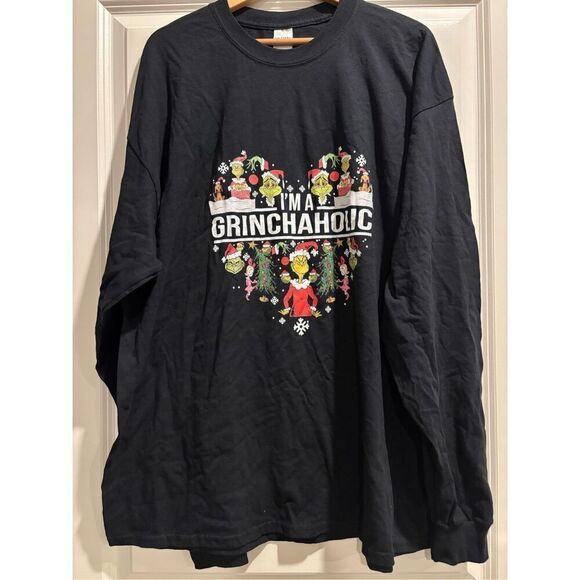 I'm a Grinchaholic Christmas Long Sleeve size 2XL - Picture 1 of 2